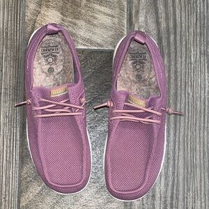 Itazero Plum diabetic comfort Loafers